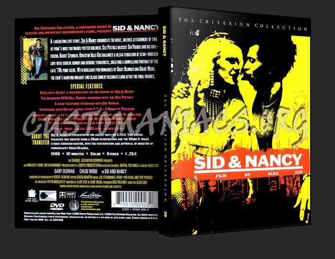 020 - Sid and Nancy dvd cover