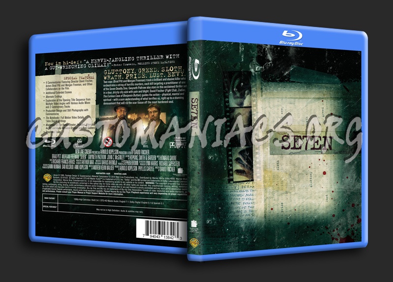 Se7en / Seven blu-ray cover