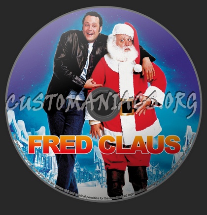 Fred Claus dvd label