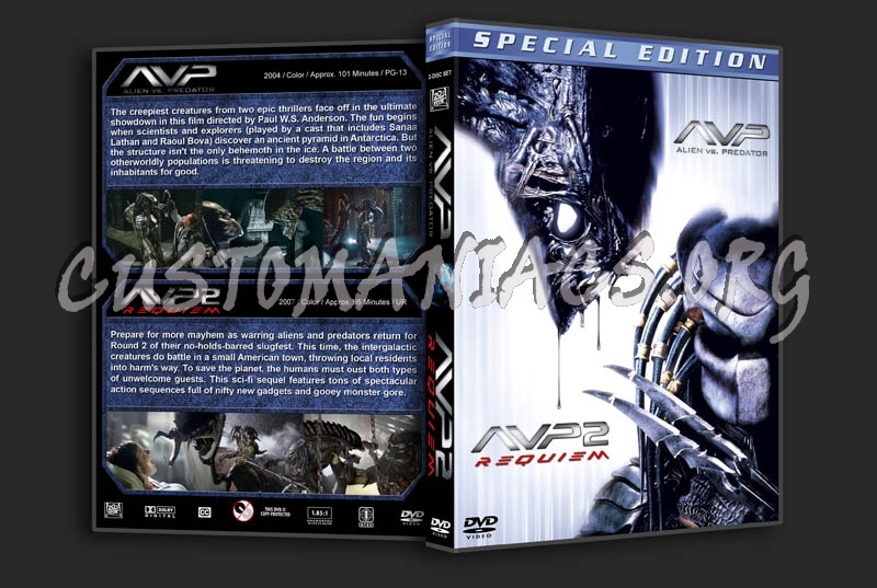 AVP: Alien vs. Predator Double Feature dvd cover