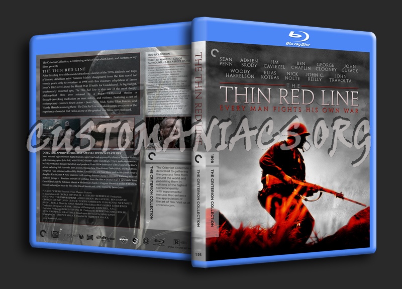 The Thin Red Line blu-ray cover