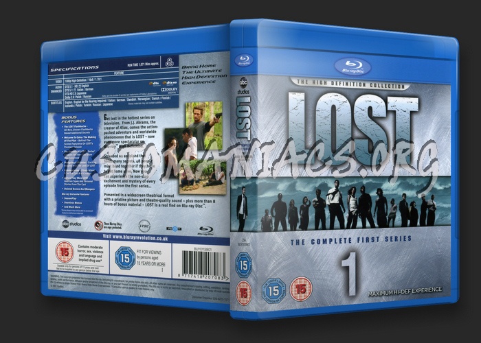 Lost Season 1 blu-ray cover