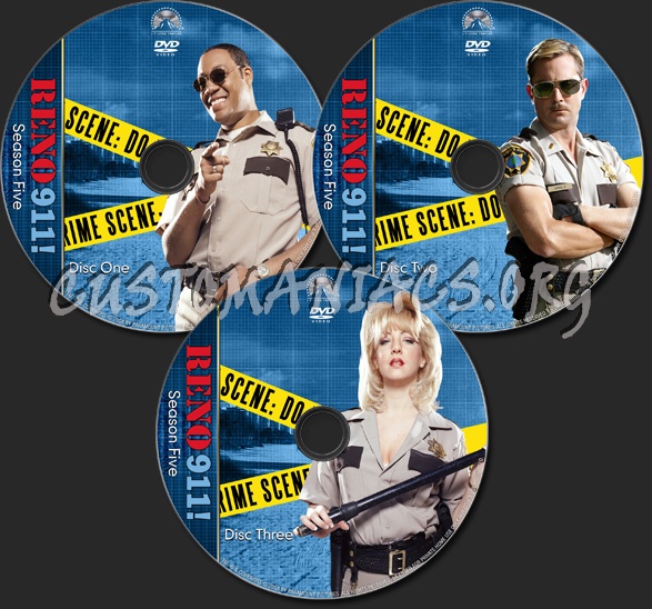 Reno 911! - Season 5 - TV Collection dvd label