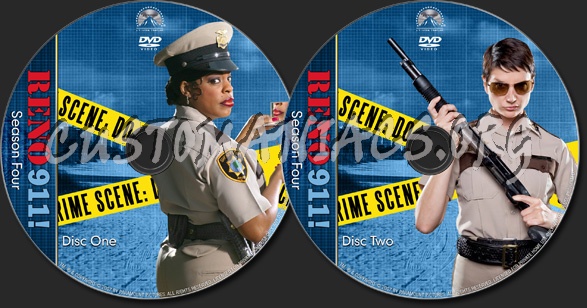 Reno 911! - Season 4 - TV Collection dvd label