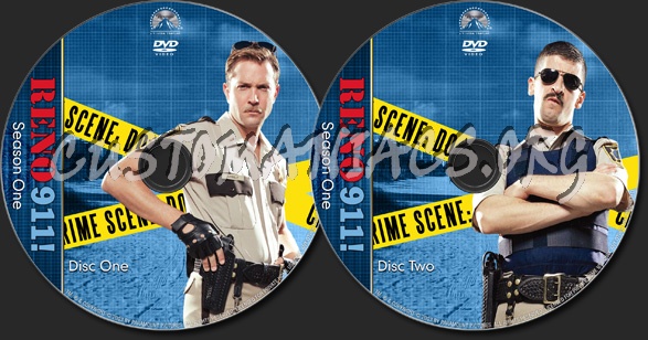 Reno 911! - Season 1 - TV Collection dvd label