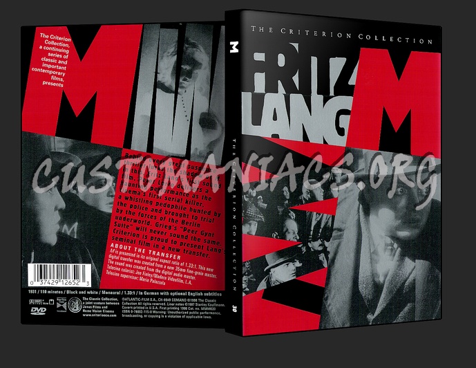 030 - M a film by Fritz Lang (mmmmm) dvd cover