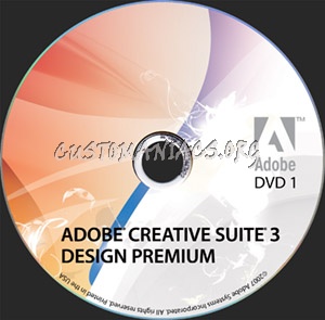 Adobe Creative Suite 3 - Design Premium dvd label