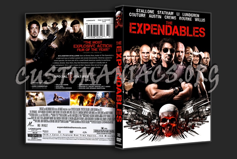 The Expendables dvd cover