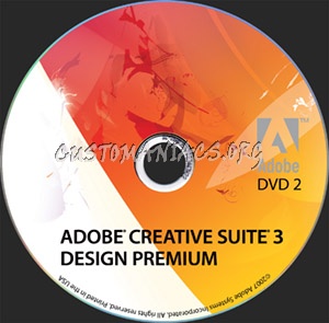 Adobe Creative Suite 3 - Design Premium dvd label