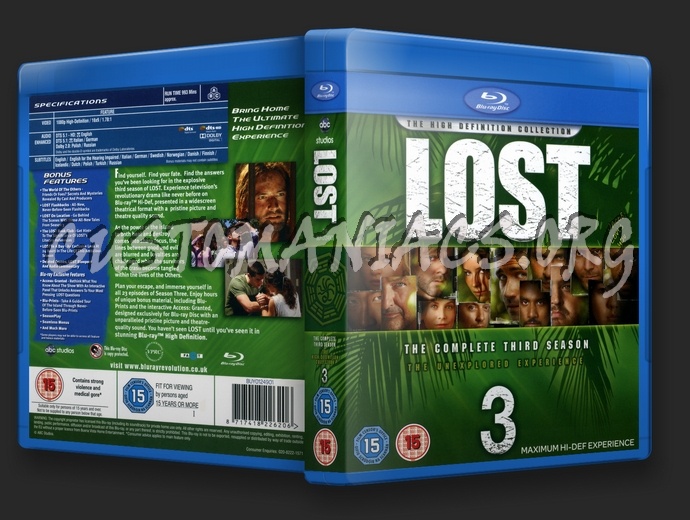 Lost Season 3 blu-ray cover
