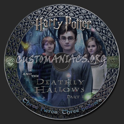 Harry Potter and the Deathly Hallows Part 1 dvd label