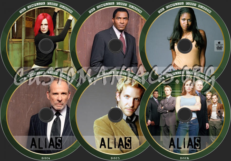 Alias - Season 1 dvd label