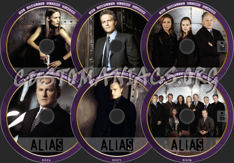 Alias - Season 2 dvd label
