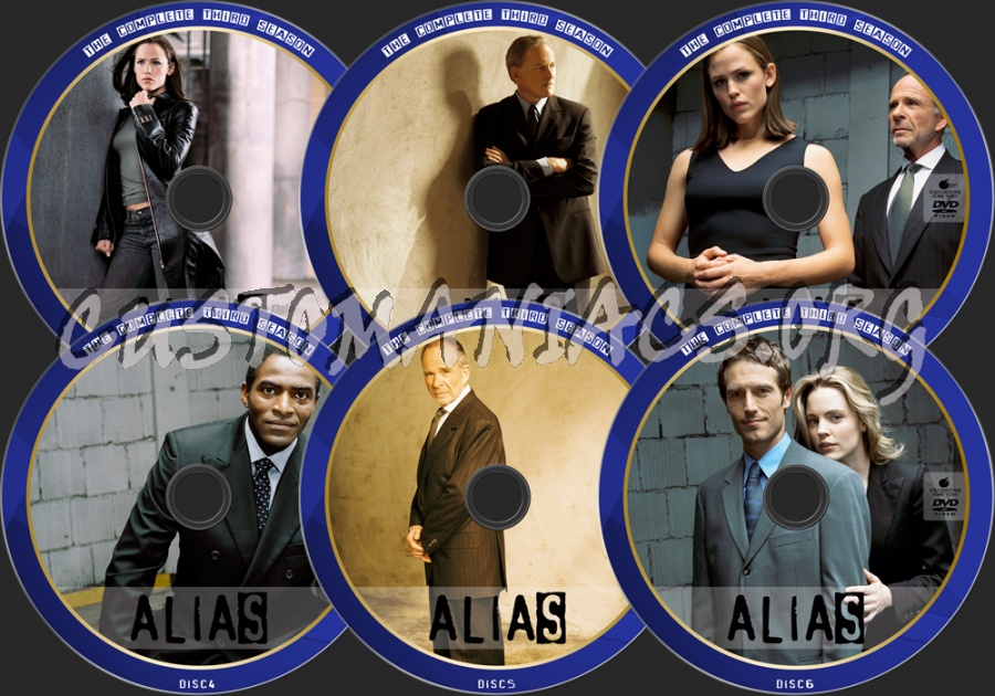 Alias - Season 3 dvd label