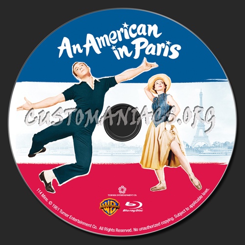 An American In Paris blu-ray label