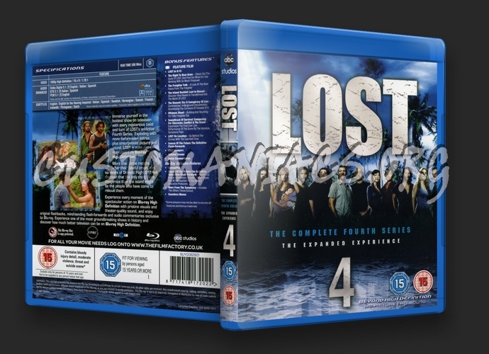 Lost Season 4 blu-ray cover