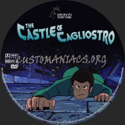The Castle of Cagliostro dvd label