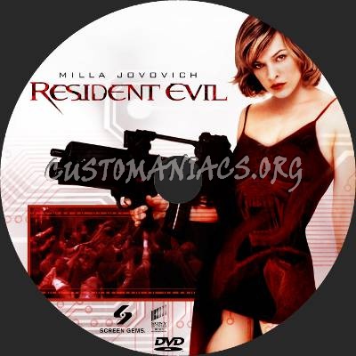Resident Evil dvd label
