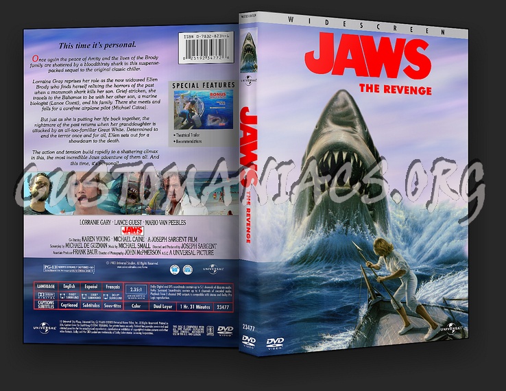 Jaws 3 and 4 dvd cover
