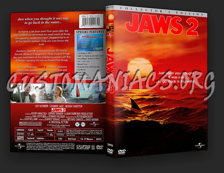 Jaws 3 and 4 dvd cover