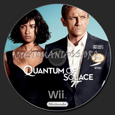 Quantum Of Solace dvd label