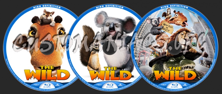 The Wild blu-ray label