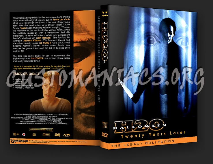 H20 - HalloweeN 20 Years Later dvd cover