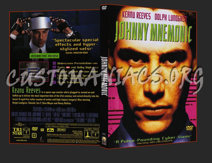 Johnny Mnemonic dvd cover