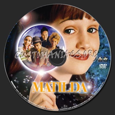 Matilda dvd label