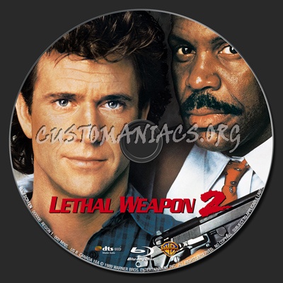 Lethal Weapon 2 blu-ray label