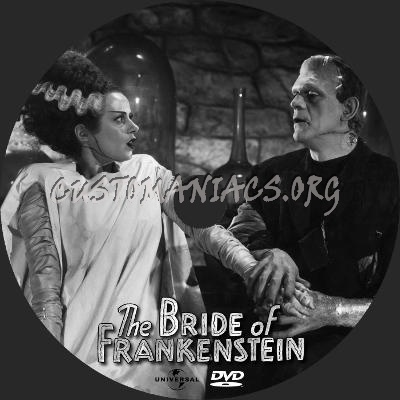 The Bride of Frankenstein dvd label