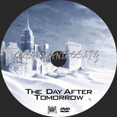 The Day After Tomorrow dvd label