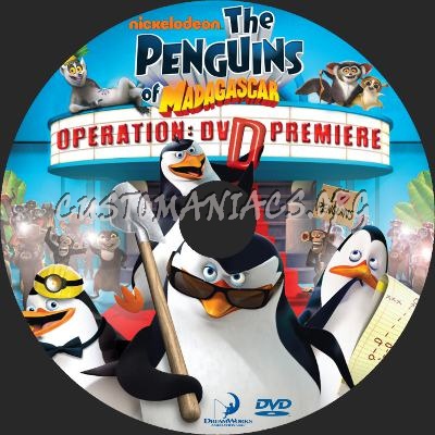 The Penguins Of Madagascar: Operation: DVD Premiere dvd label
