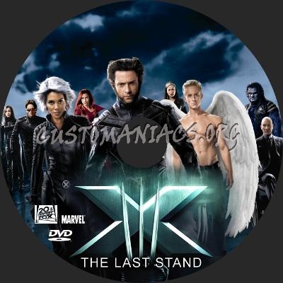 X-Men: The Last Stand dvd label