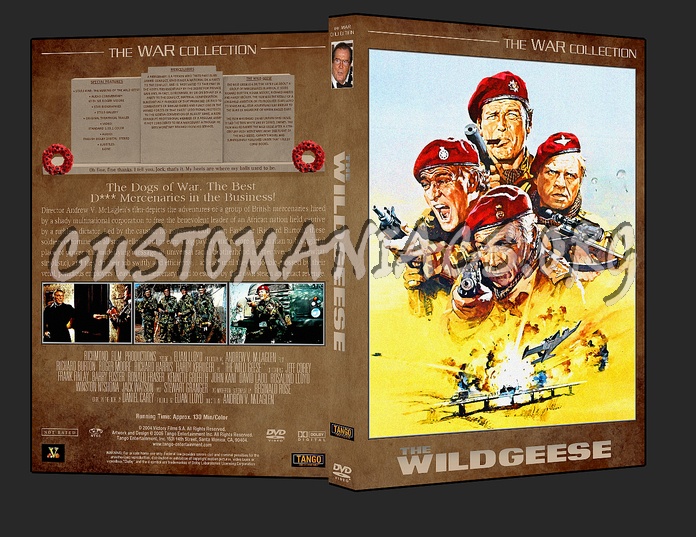 War Collection The Wild Geese dvd cover