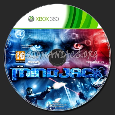 Mindjack dvd label