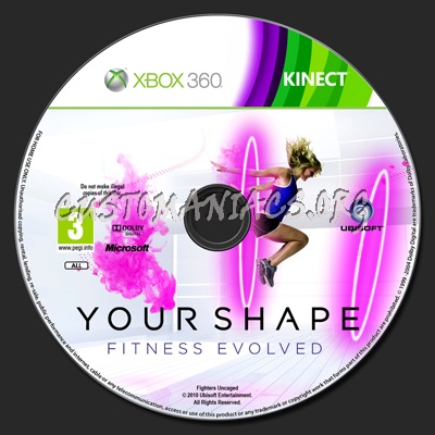 Your Shape: Fitness Evolved dvd label