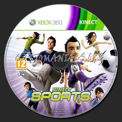 Kinect Sports dvd label