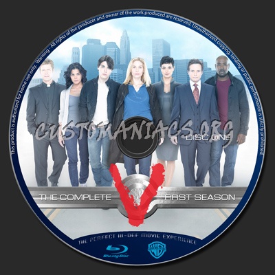 V : The Complete First Season blu-ray label