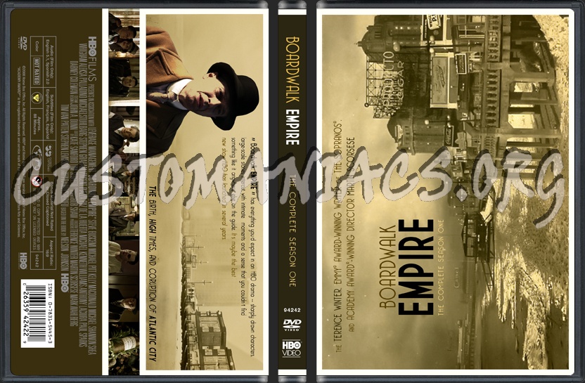Boardwalk Empire Season One dvd cover