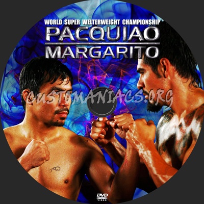Pacquiao vs Margarito dvd label