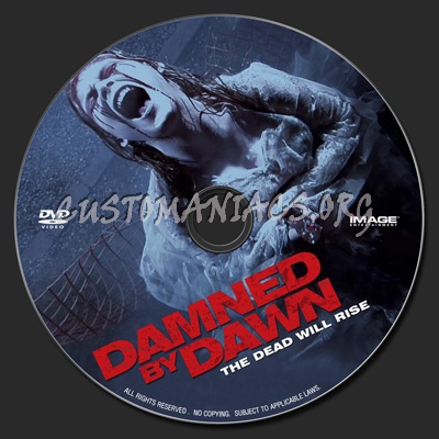 Damned By Dawn dvd label