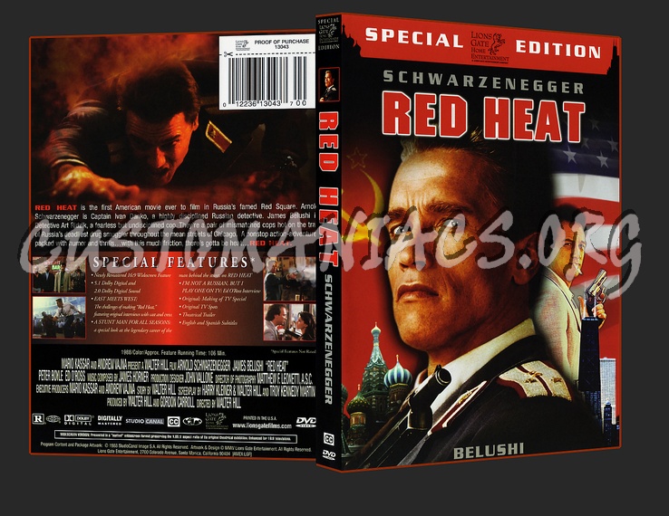 Red Heat dvd cover