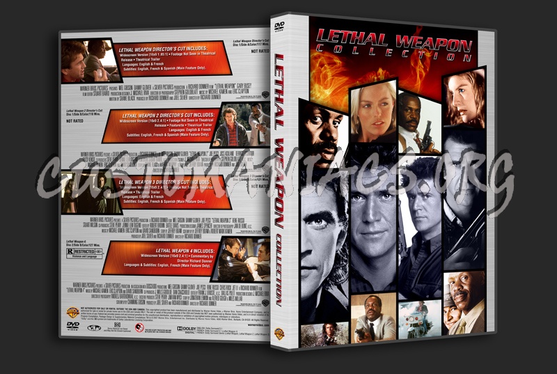 Lethal Weapon Collection dvd cover