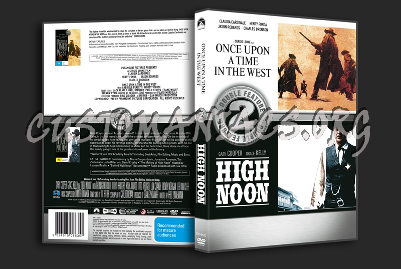Once Upon A Time in the West / High Noon dvd cover