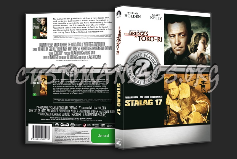 The Bridges at Toko-Ri / Stalag 17 dvd cover