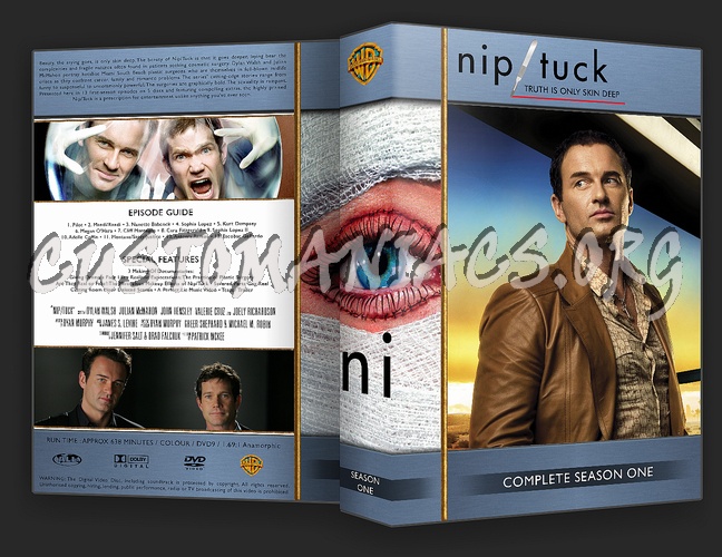 Nip Tuck Seasons 1 - 6 dvd cover