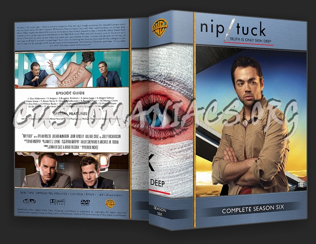 Nip Tuck Seasons 1 - 6 dvd cover