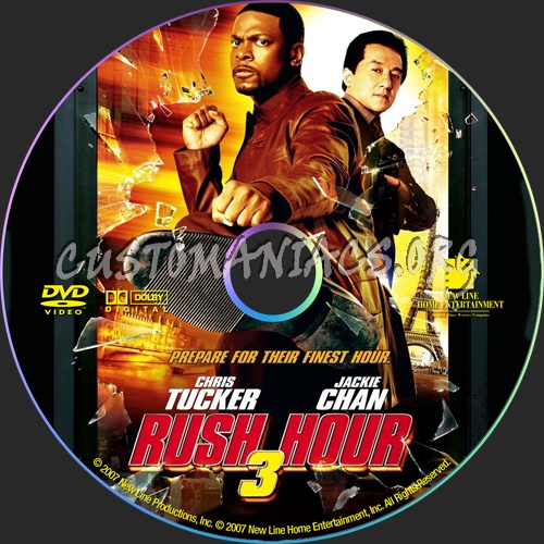 Rush Hour 3 dvd label