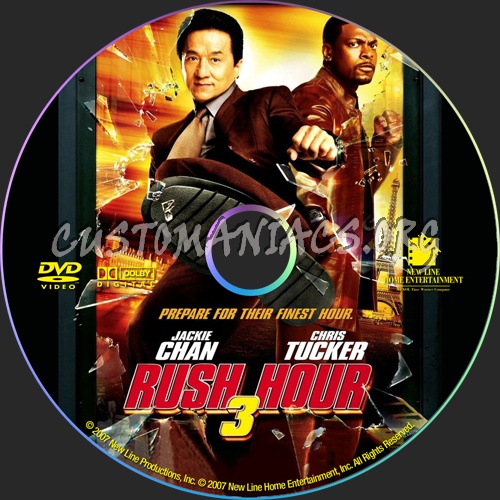 Rush Hour 3 dvd label